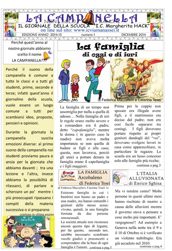 giornale la campanella n.1 on line