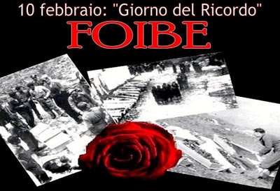 10 Febbraio Giorno del Ricordo Foibe